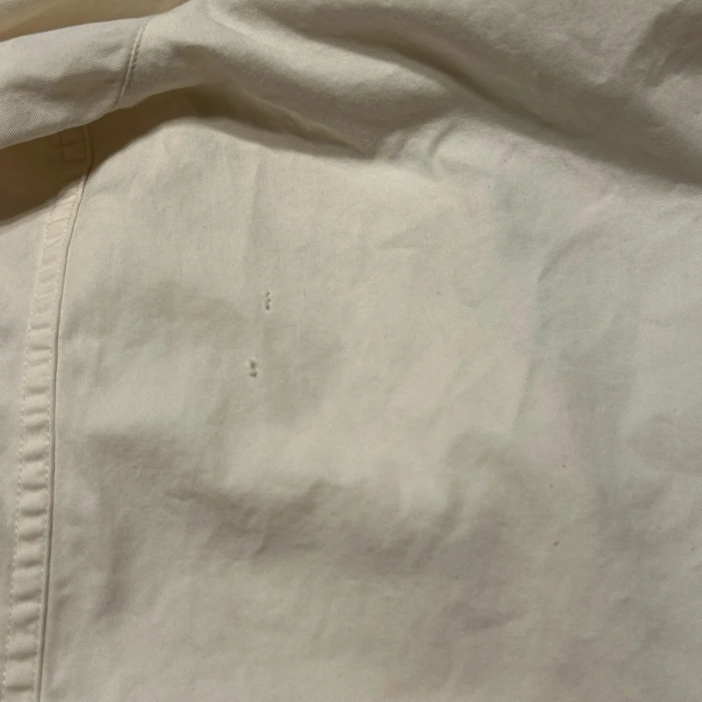 ⛵️Banana Republic vintage off white/ Light Tan Jacket embroidered logo(M)GUC…